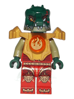 Cragger - Fire Chi, Heavy Armor, Red Torso