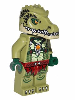 LEGO Crocodile Warrior 1 (loc122) minifigure
