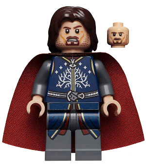 Aragorn - Dark Red and Black Cape