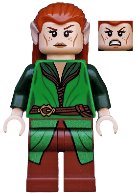 LEGO Tauriel Green and Reddish Brown Outfit (lor098) Lord of the Rings Minifigure