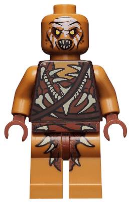 Gundabad Orc - Bald, White Forehead Paint