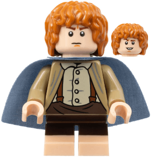 Samwise Gamgee (Sam) - Dark Tan Jacket, Sand Blue Cape
