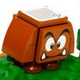 LEGO Goomba (Black Interior Pieces) (mar0034) minifigure