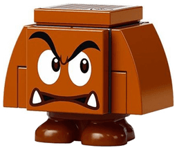 LEGO Goomba (Dark Bluish Gray Interior Pieces) (mar0051) minifigure