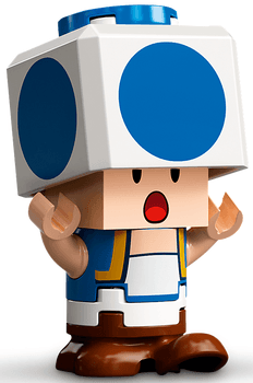 LEGO Blue Toad (mar0080) Super Mario Minifigure