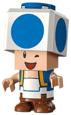 LEGO Blue Toad (mar0144) Super Mario Minifigure