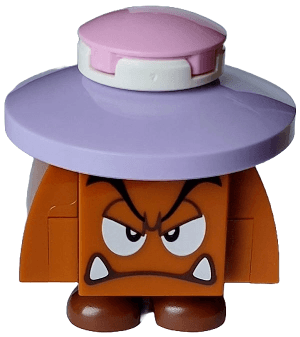 LEGO Goomba (Black Interior Pieces) (mar0196) Super Mario Minifigure