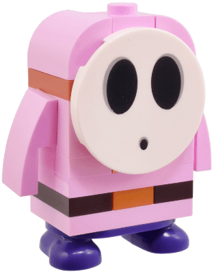 LEGO Pink Shy Guy (mar0201) Super Mario Minifigure