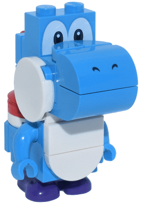 LEGO Light-Blue Yoshi (Dark Azure) (mar0214) Super Mario Minifigure