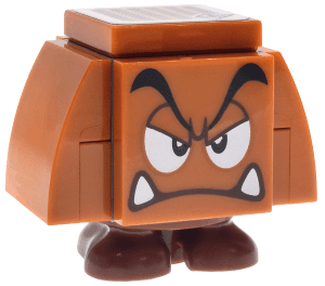LEGO Goomba (Dark Bluish Gray Interior Pieces) (mar0229) Super Mario Minifigure