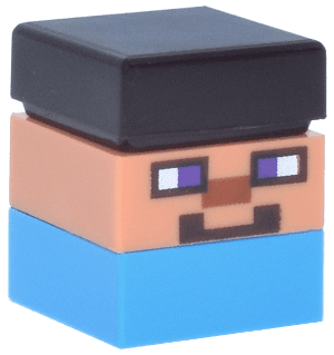 Micromob Steve - Short, Dark Brown Hair, Dark Azure Legs