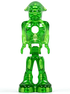 LEGO Mars Mission Alien with Marbled Glow In Dark Torso (mm001) Space Minifigure