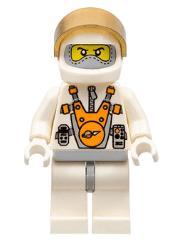 Mars Mission Astronaut with Helmet and Balaclava