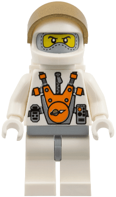 LEGO Mars Mission Astronaut with Helmet Balaclava and Backpack (mm013) Space Minifigure