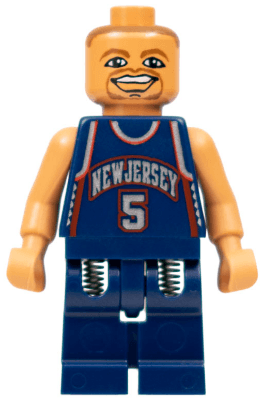 LEGO NBA Jason Kidd New Jersey Nets #5 (nba002) Sports Minifigure