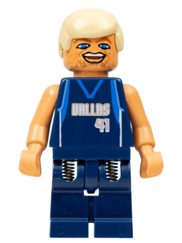 LEGO NBA Dirk Nowitzki Dallas Mavericks #41 (nba008) minifigure