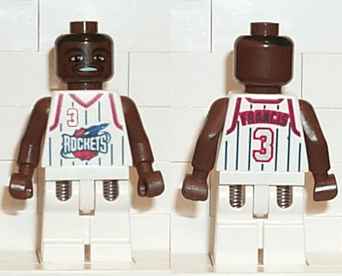 LEGO NBA Steve Francis Houston Rockets #3 (nba011) Sports Minifigure