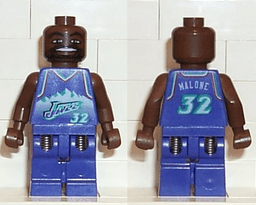 LEGO NBA Karl Malone Utah Jazz #32 (nba012) minifigure