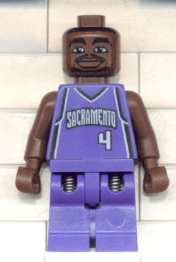 LEGO NBA Chris Webber Sacramento Kings #4 (nba013) minifigure
