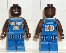 LEGO NBA Allan Houston New York Knicks #20 (nba014) minifigure