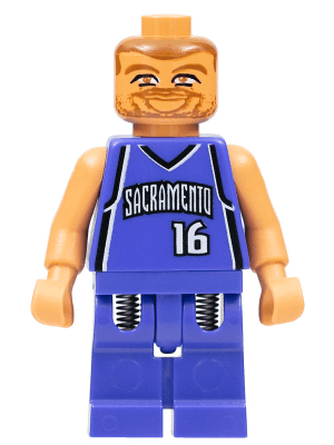 LEGO NBA Predrag Stojakovic Sacramento Kings #16 (nba020) Sports Minifigure