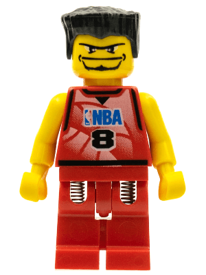 LEGO NBA Player Number 8 (nba026) Sports Minifigure