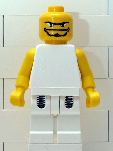 NBA  Player White Torso, White Legs #1
