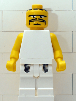 LEGO NBA Player White Torso (nba052) minifigure
