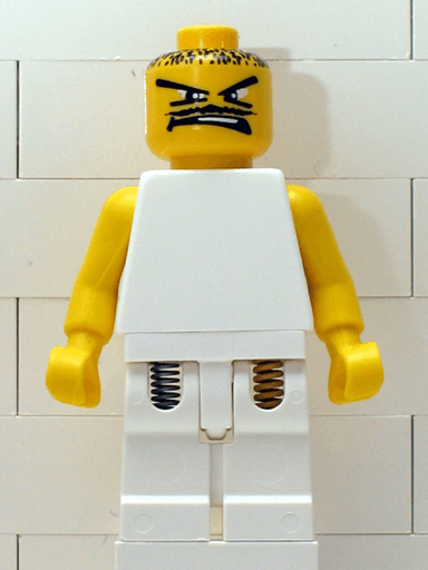 NBA  Player White Torso, White Legs #4