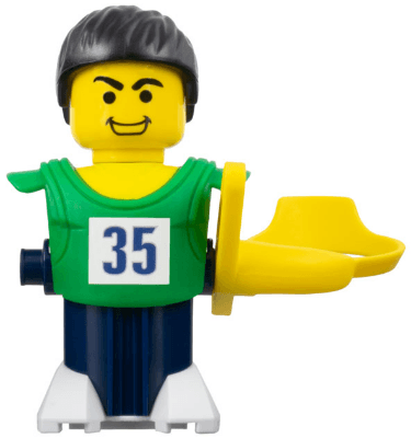 LEGO McDonald's Sports Basketball Player (nba058s) Sports Minifigure
