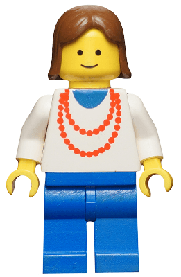 LEGO Necklace Red (ncklc001) Town / City Minifigure