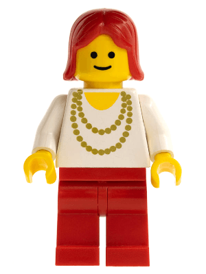 LEGO Necklace Gold (ncklc003) Town / City Minifigure