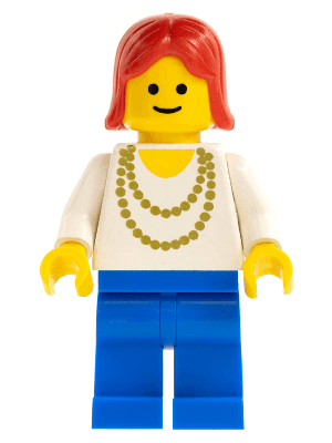 LEGO Necklace Gold (ncklc010) Town / City Minifigure