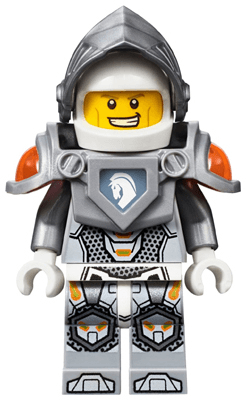 Lance Richmond - Flat Silver Visor and Armor