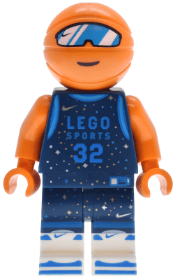 LEGO B'Ball Head (nike001) DREAMZzz Minifigure