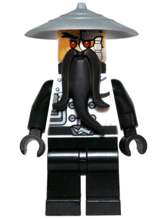 LEGO Wu Evil (Sensei Wu / Techno Wu) (njo0095) Ninjago Minifigure