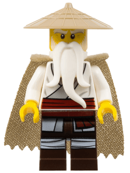 LEGO Wu Master Fuzzy Cape (njo0550) minifigure