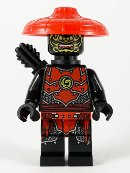 LEGO Stone Army Scout Yellow Face Black Quiver (njo0580) minifigure
