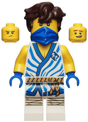 Jay - Legacy, White Tunic with Blue Trim and Stripes