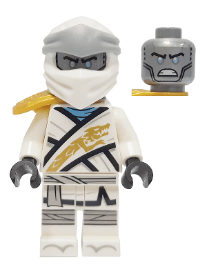 Zane - Legacy, Pearl Gold Armor Shoulder Pad, Flat Silver Head