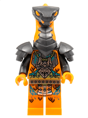 Boa Destructor - Breastplate Torso, Pearl Dark Gray Head, Shoulder Pads