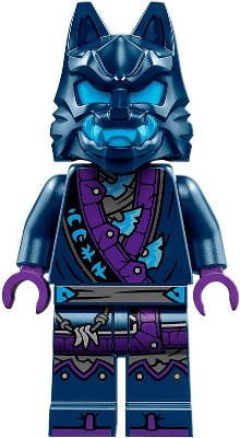 Wolf Mask Warrior - Dark Blue and Dark Azure Mask