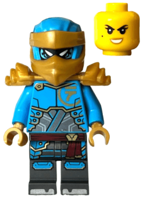 Nya - Dragons Rising, Tunic with Large Armor Plates, Head Wrap, Shoulder Armor