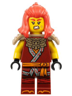 Wyldfyre - Dark Red Tunic, Shoulder Armor