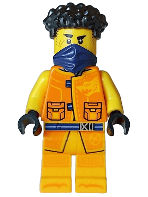 Arin - Tang Jacket, Dark Blue Bandana