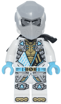 Zane - Dragons Rising, Tunic with Shoulder Armor, Head Wrap, Scabbard