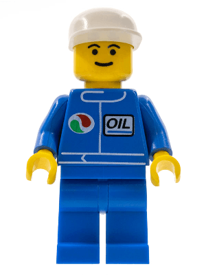Octan - Blue Oil, Blue Legs, White Cap