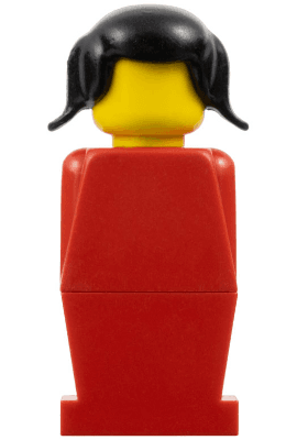 LEGOLAND - Red Torso, Red Legs, Black Pigtails Hair