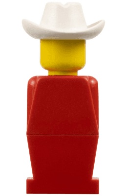 LEGOLAND - Red Torso, Red Legs, White Cowboy Hat