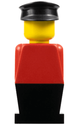 LEGOLAND - Red Torso, Black Legs, Black Hat